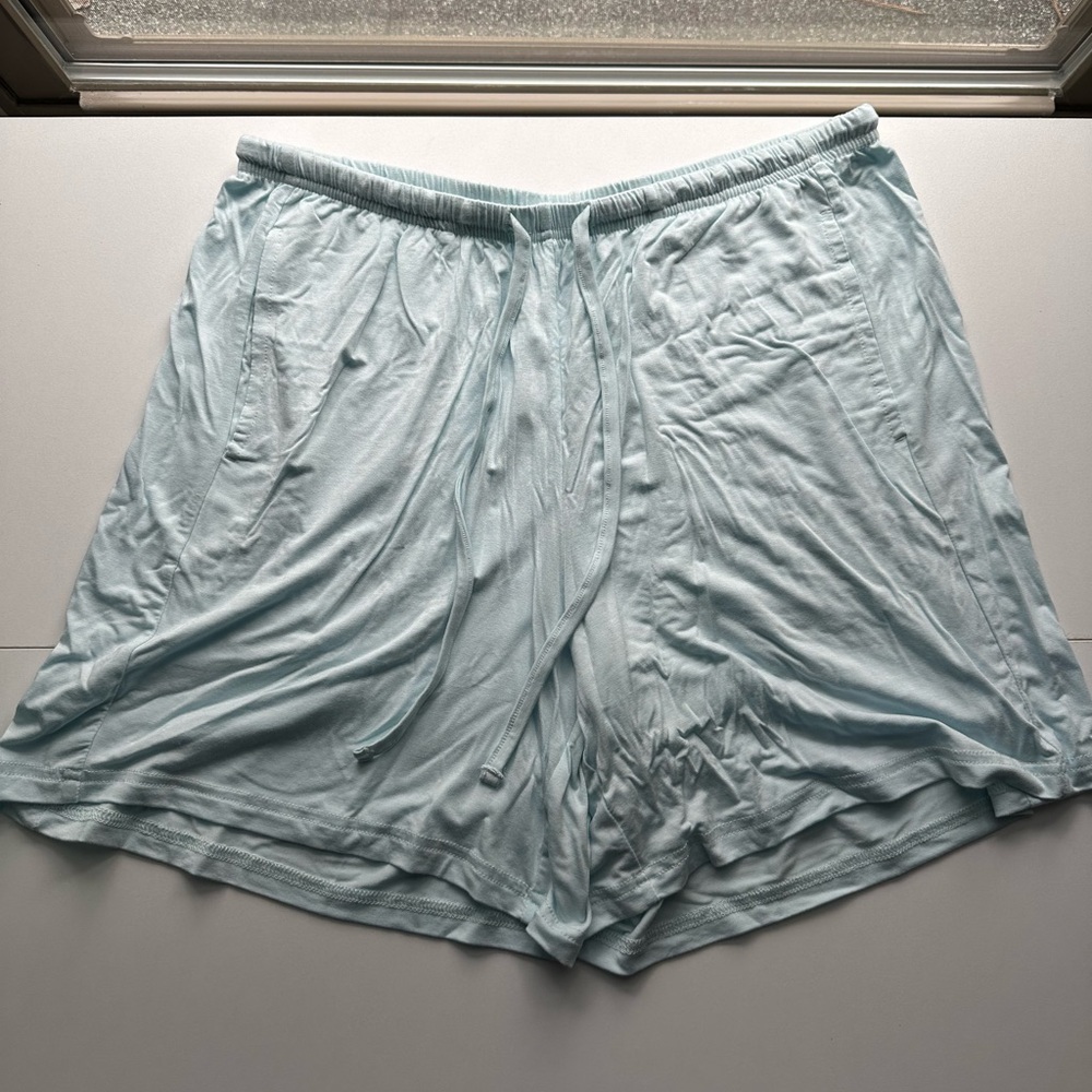 Bamboo Cool Women’s sky blue Pajama sleep shorts size M